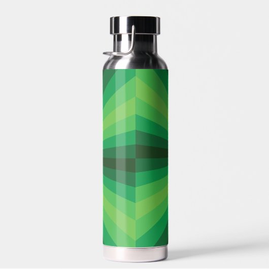 Bouteille D'eau Illusion optique verte (Plage)
