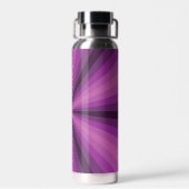 Bouteille D'eau Illusion optique violet (Arrière)