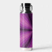 Bouteille D'eau Illusion optique violet (Avant)