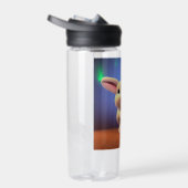 Bouteille D'eau Illustration 3d du lapin blanc mignon (Droite)