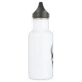 Bouteille D'eau Illustration anatomique de crâne humain (vue (Gauche)