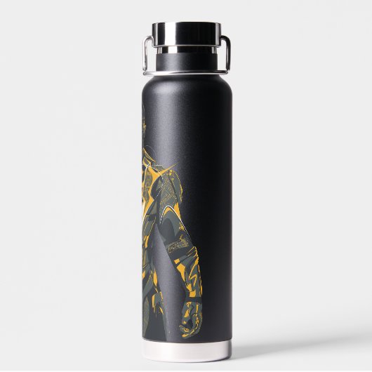 Bouteille D'eau Illustration Black Lightning (Arrière)