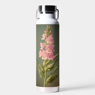 Bouteille D'eau Illustration botanique de fleurs Design floral élé