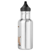 Bouteille D'eau Illustration d'âne miniature joyeux (Droite)