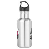 Bouteille D'eau Illustration de camion à ordures (Dos)