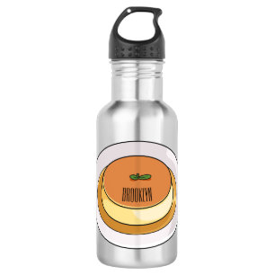 Bouteille D'eau Illustration de caramel de crème