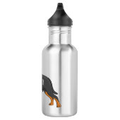 Bouteille D'eau Illustration de chien Rottweiler (Droite)