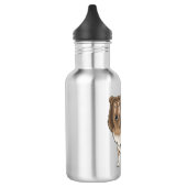 Bouteille D'eau Illustration de chien Rough collie (Gauche)