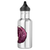 Bouteille D'eau Illustration de chou rouge (Droite)
