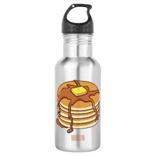 Bouteille D'eau Illustration de dessin animé de Pancake