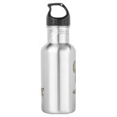 Bouteille D'eau Illustration de dessin de phoque éléphant (Dos)