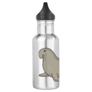 Bouteille D'eau Illustration de dessin de phoque éléphant