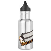 Bouteille D'eau Illustration de dessin d'Harmonica (Gauche)