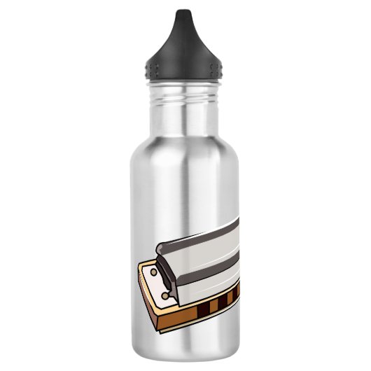 Bouteille D'eau Illustration de dessin d'Harmonica (Gauche)