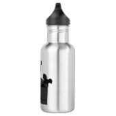 Bouteille D'eau Illustration de dessin en fer de Charbon (Droite)