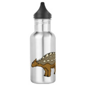 Bouteille D'eau Illustration de dinosaure blindé Ankylosaurus (Gauche)