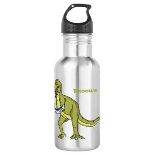 Bouteille D'eau Illustration de dinosaure T rex drôle