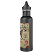 Bouteille D'eau Illustration de Fox Wildlife Vintage Animal (Droite)