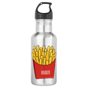 Bouteille D'eau Illustration de frites