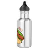 Bouteille D'eau Illustration de Hot dog (Droite)