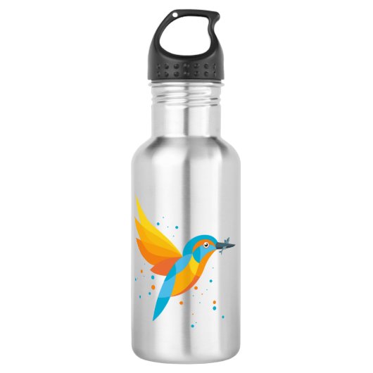 Bouteille D'eau Illustration de Kingfisher (Devant)