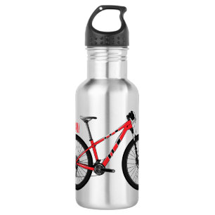 Bouteille D'eau Illustration de la bande dessinée de vélo