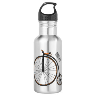 Bouteille D'eau Illustration de la bande dessinée de vélo à grande