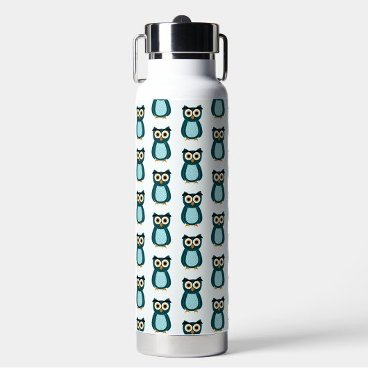 Bouteille D'eau Illustration de la chouette bleue (Salle de sport)