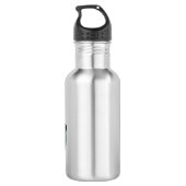 Bouteille D'eau Illustration de la grenouille à fléchettes de pois (Dos)