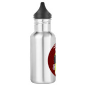 Bouteille D'eau Illustration de la luciole vert mou (Gauche)