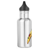 Bouteille D'eau Illustration de la pizza (Gauche)