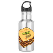 Bouteille D'eau Illustration de Lasagna (Devant)