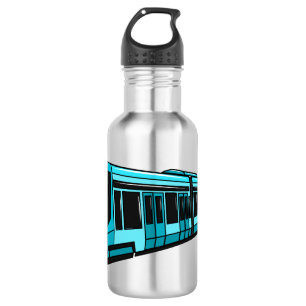Bouteille D'eau Illustration de locomotive électrique