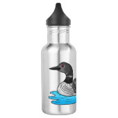 Bouteille D'eau Illustration de Loon bird (Gauche)