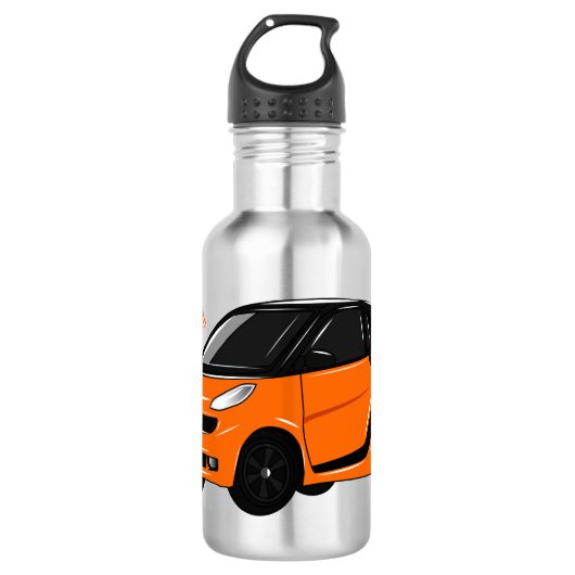 Bouteille D'eau Illustration de micro-voiture (Devant)