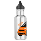 Bouteille D'eau Illustration de micro-voiture (Gauche)