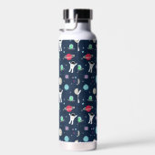 Bouteille D'eau Illustration de motif spatial (Plage)