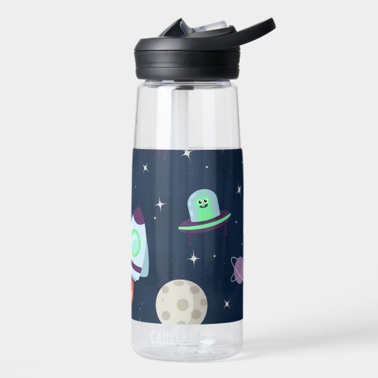Bouteille D'eau Illustration de motif spatial (Gauche)