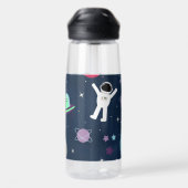 Bouteille D'eau Illustration de motif spatial (Arrière)