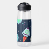 Bouteille D'eau Illustration de motif spatial (Avant)