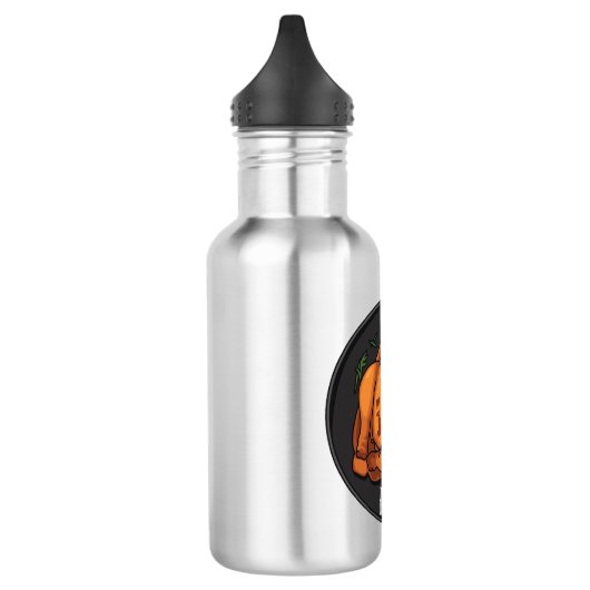 Bouteille D'eau Illustration de poulet rôti (Gauche)