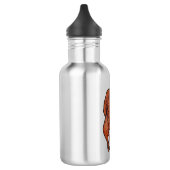 Bouteille D'eau Illustration de poulet rôti (Gauche)