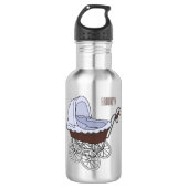 Bouteille D'eau Illustration de poussette (Devant)