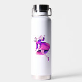 Bouteille D'eau Illustration de princesse de fantasy rêveuse Boute (Arrière)