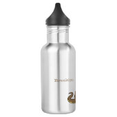 Bouteille D'eau Illustration de serpent à cobra Brown (Gauche)