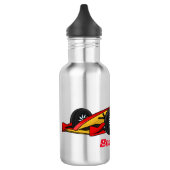 Bouteille D'eau Illustration de voitures de course à grande vitess (Gauche)