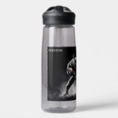 Bouteille D'eau Illustration des joueurs de football de nom person (Avant)