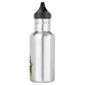 Bouteille D'eau Illustration d'oiseau perroquet à tête de faucon (Droite)