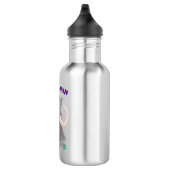 Bouteille D'eau Illustration drôle de mammouth laineux (Droite)