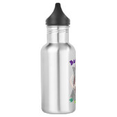 Bouteille D'eau Illustration drôle de mammouth laineux (Gauche)